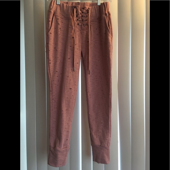 New hole Distressed sweater pant set size small - Picture 8 of 10